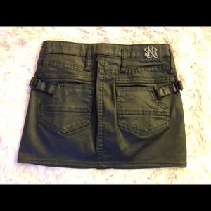 Rock and republic pleather mini skirt